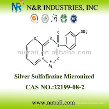 Fournisseur fiable 22199-08-2 Poudre micronisée à base de sulfadiazine d&#39;argent